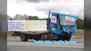 Shallow Mount Security Bollards IWA14 Certified