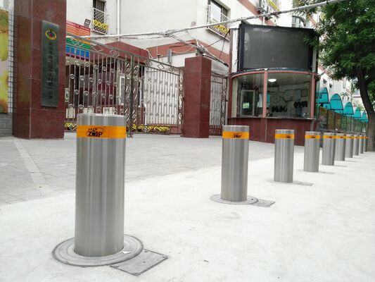 271mm Diameter Remote Control Rising Bollards with Hydraulic Operation and 3-6 Seconds Rising Speed