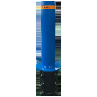 450mm Depth Blue M30 Telescopic Security Post Residential Driveway Bollards
