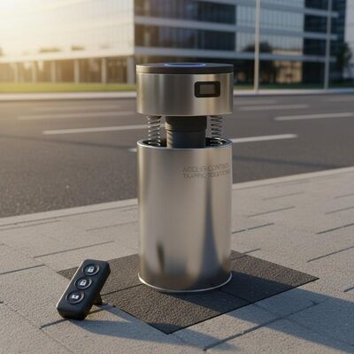 Diameter 271mm Remote Control Rising Bollards Ideal for Vehicle Access Control Security and Traffic Management Solutions
