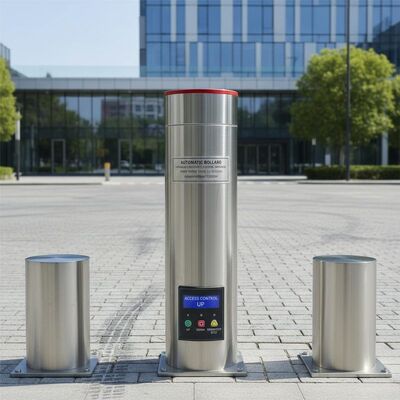 656mmL485mmW1520mmH Automatic Bollards Hydraulic Pneumatic Electric Operation Type Rapid Rising Speed 3-6 Seconds Access Control