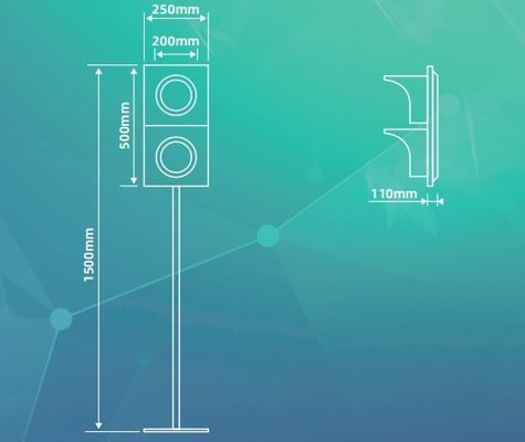 Safety Led Traffic Signal Lights Traffic Control Lights For Traffic Management