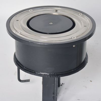 Steel Locks Durable Retractable Bollards With 600mm Cylinder Intercept Height And 350mm Foundation Depth