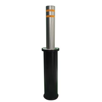 Customizable bollards including reflective strips for visibility providing safety solutions in pedestrian walkways and bike lanes