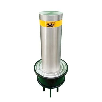 Space Saving Stainless Steel Removable Bollards With Cylinder Intercept Height Of 600mm