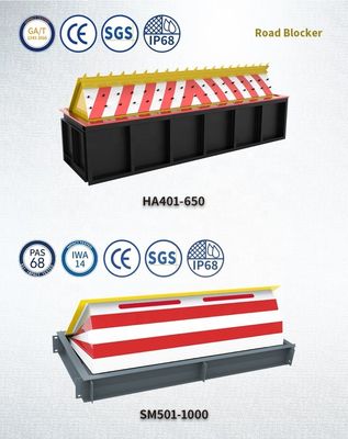 High Performance Hydraulic Road Blocker For Access Control With A3 Steel