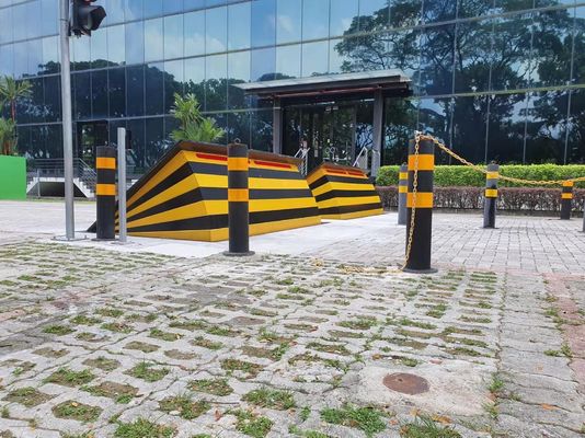 High Performance Hydraulic Road Blocker For Access Control With A3 Steel