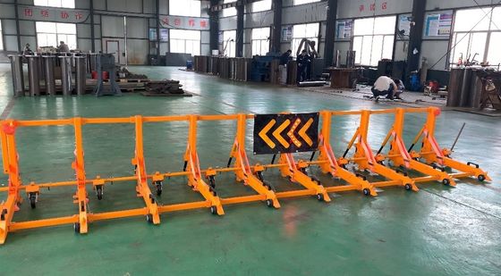 Portable Mobile Vehicle Barrier System With Yellow IP68 Protection Class