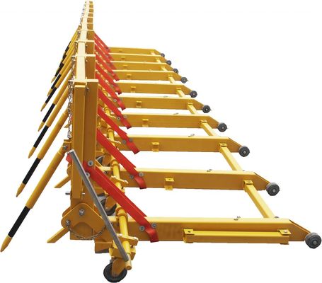 Portable Mobile Vehicle Barrier System With Yellow IP68 Protection Class