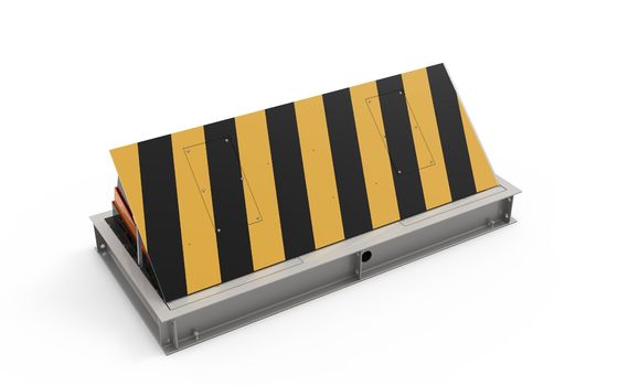 High Security Customized Hydraulic Road Barrier Shallow Mount Road Blocker