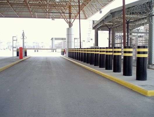 Zero Penetration 350mm Depth Driveway Security Post Galvanised Steel Bollards