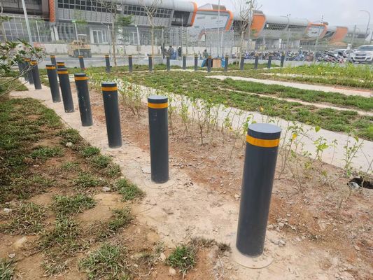 219mm Diameter Crash Rated Remote Control Bollards Parking Security Post
