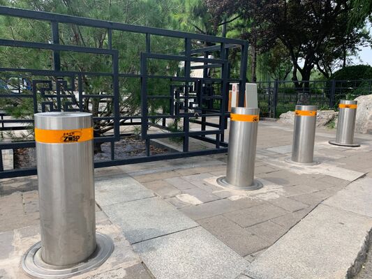 217mm Diameter High Security IP68 Rated Automatic Bollards for Driveways and Parking Areas