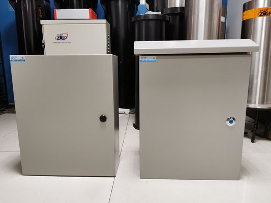 200mm Width Silver Plc Cabinet Components Plc Control Box For Electric Usage