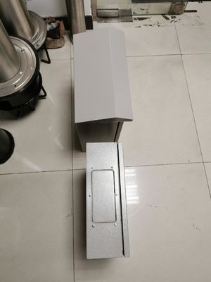 200mm Width Silver Plc Cabinet Components Plc Control Box For Electric Usage