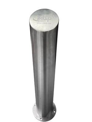 Commercial Center Stainless Steel Street Bollards with Logo Customized Specification
