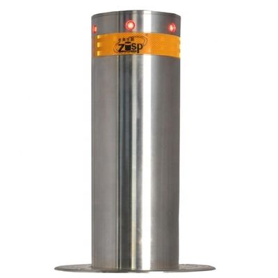 IP68 Rated LED Lighted Retractable Driveway Bollards With Automatic Lifting Function