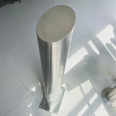 400mm X70mmH High Security Street Slop Top Bollards The Ultimate Protection Solution