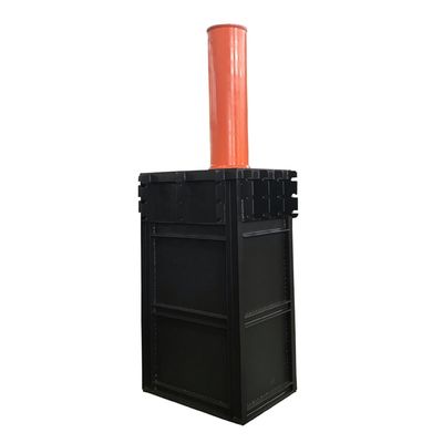 Security Protection with 271mm Diameter Automatic Bollards Certified to PAS 68 IWA 14-1 and Anti-Corrosion Treatment