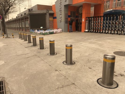 IP68 Certified Hydraulic Automatic Rising Retractable Bollards for Perimeter Security