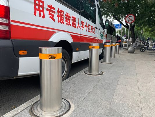 High Security Lifting Stainless Steel Bollards With CE Certification