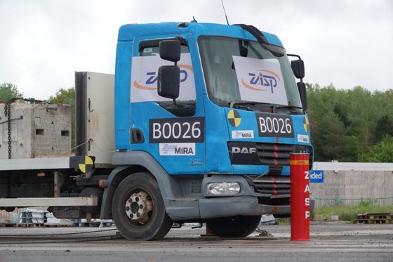 Hot Dippe Galvanized And Power Coated Hydraulic Automatic Rising Bollards for Security
