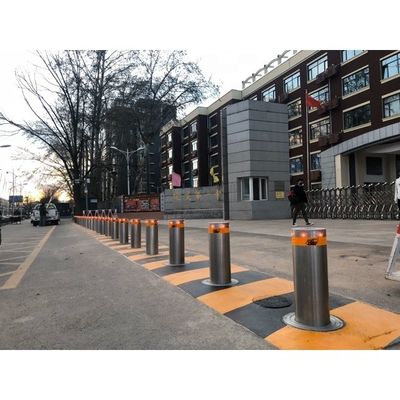 Anti Crashed Customizable Automatic Bollards For Driveways Removable Steel Bollards