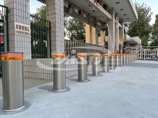 110-440V Stainless Steel Remote Control Vehicle Car Stop Barrier Automatic Bollards