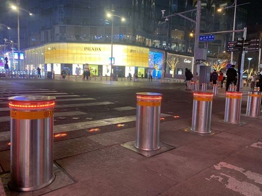 110-440V Stainless Steel Remote Control Vehicle Car Stop Barrier Automatic Bollards