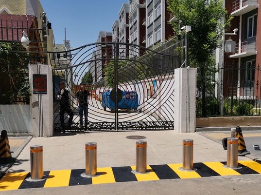 Customized Safety 304 Hydraulic Bollard System Remote Control Driveway Bollards