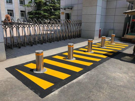 Customized Safety 304 Hydraulic Bollard System Remote Control Driveway Bollards