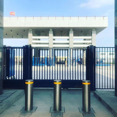 304 Automated Electric Bollard Post Automatic Telescopic Bollards