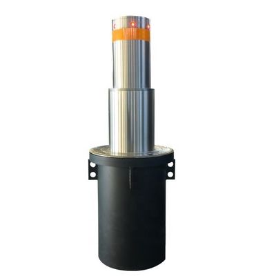304/316 Stainless Steel Automatic Bollard System Two-Sections LED Lights For Safety