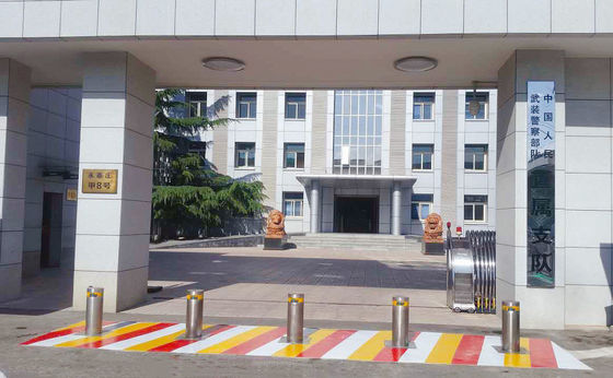 Hydraulic Automatic Bollards For Driveways LED Lights 380V/220V
