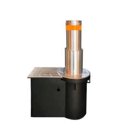 304/316 Stainless Steel Automatic Bollard System Two-Sections LED Lights For Safety