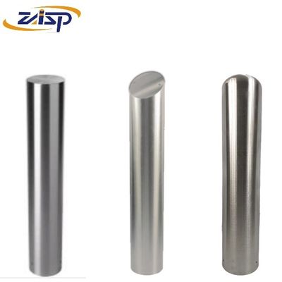 304 Fixed Galvanized Steel Bollards For Outdoor Pavement Protection