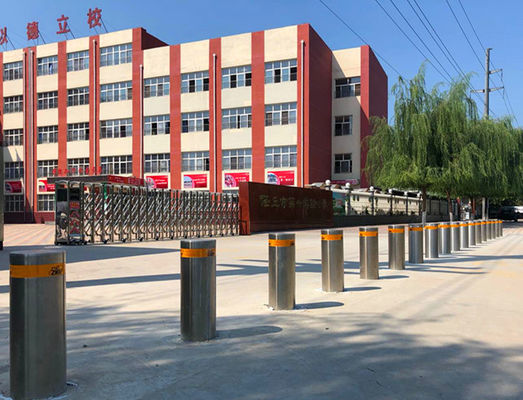 10mm Thickness Remote Control Automatic Parking Post Automatic Hydraulic Bollards