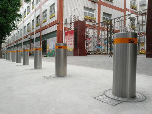 Emergency Power Failure Automatic Rising Bollards With Optional Heating
