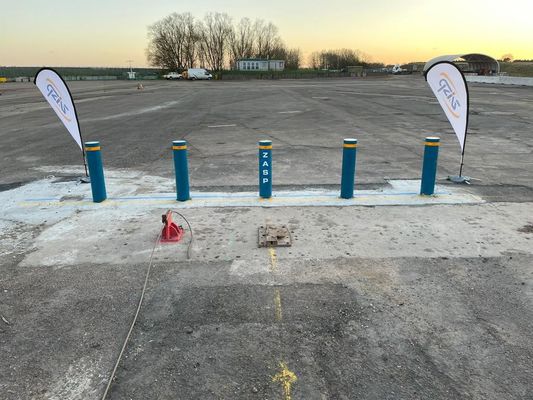 900mm Fixed Bollards for Perimeter Protection 800mm Intercept Height
