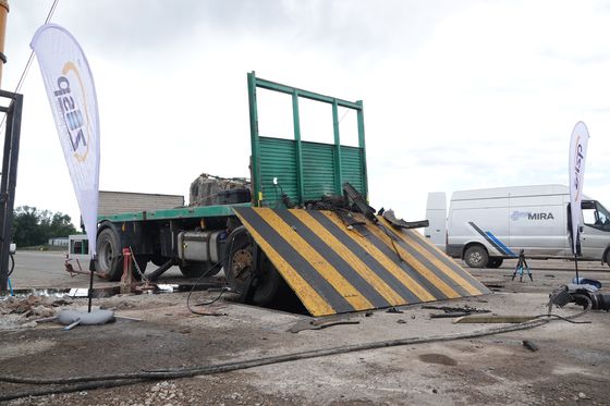 300mm Wedge Barrier The Ultimate Security Solution with 200V Control Unit