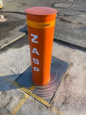 304/316 Stainless Steel High Security Crash Hydraulic Bollard For Physical Protection