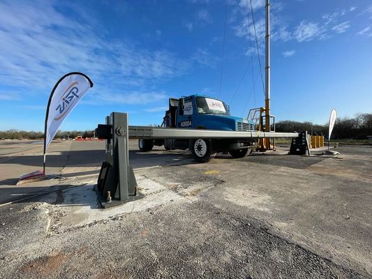 Impact Test Q235 Rising Beam Barrier For Intercepting Ramming Vehicles