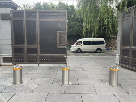 High Security Semi Automatic Bollards Hydraulic With Access Control