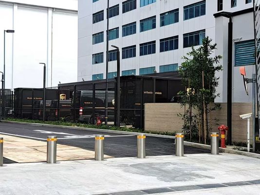 Anti Ram Hydraulic Retractable Bollards With Remote Control