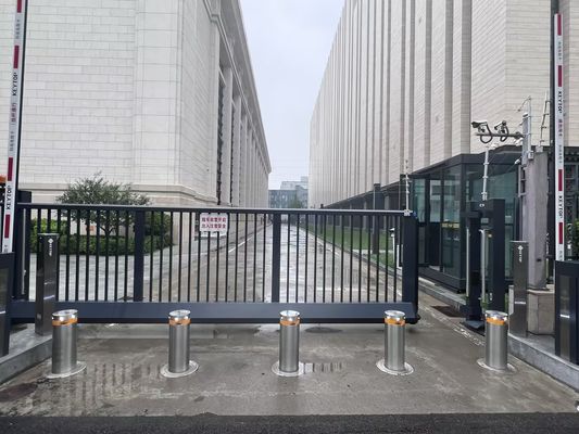 Automated Security Post Bollards With Remote Control For Vehicle Stopper