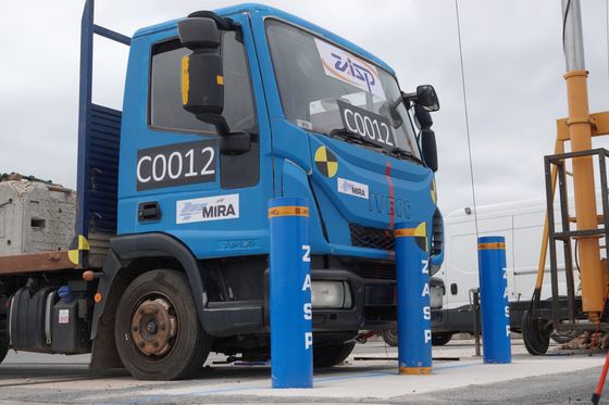 14mm /-2mm Cylinder Thickness Removable Bollards for Outdoor Traffic Control and Easy Installation
