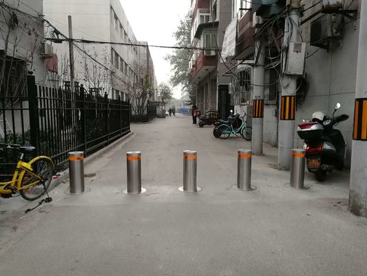 K4 M30 Stainless Steel Retractable Bollards Vehicle Security Bollards