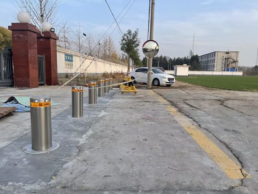 Inclined Roof Automatic Rising Bollard For Access Control