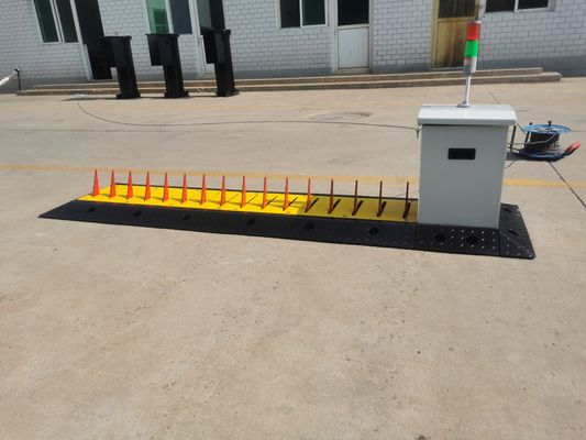 Electromechanicl tyre killer with and ≤2S rising time