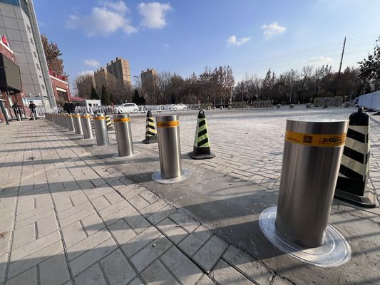 600mm 1000mm Height Electronic Parking Bollards Automatic Traffic Bollards